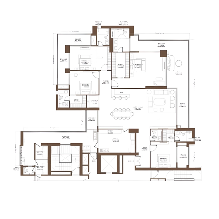 ACE Parkway 4BHK Floor Plan Type 2